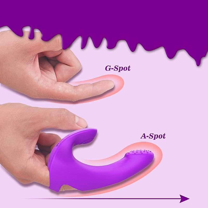 Dedeira de Ponto G e Clitóris com Vibro - Finger-Gun - S-Hande