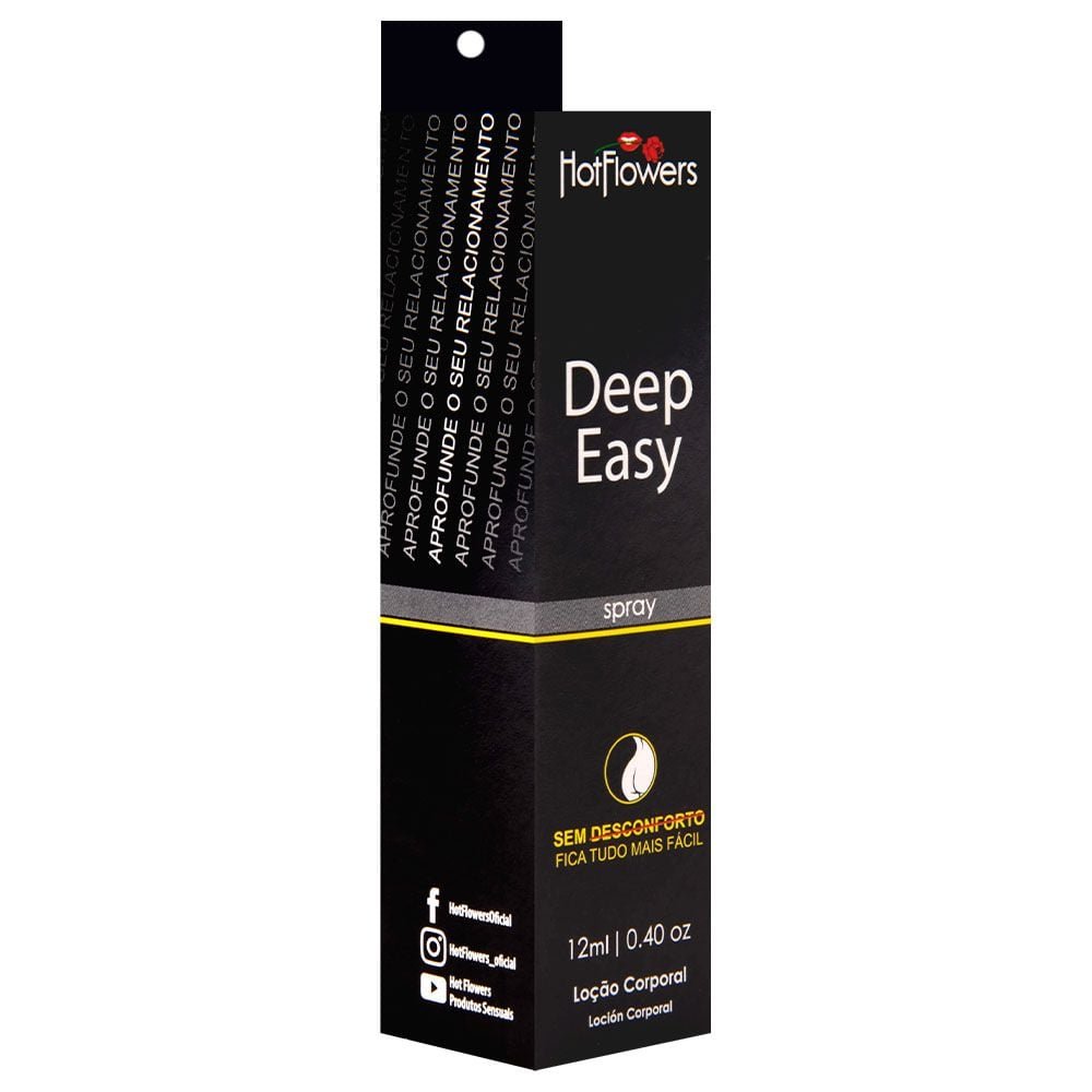 Deep Easy Anestésico Spray 12ml Hot Flowers