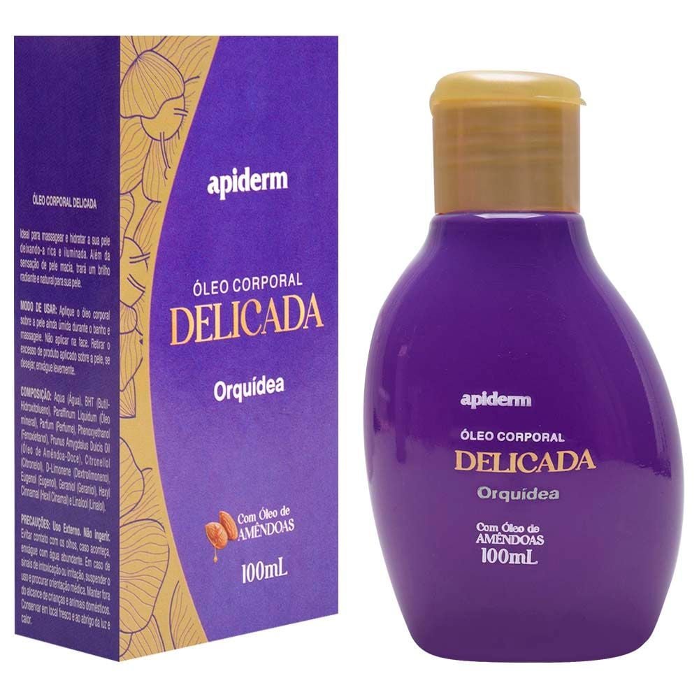 Delicada óleo Corporal Orquídea 100ml Apinil