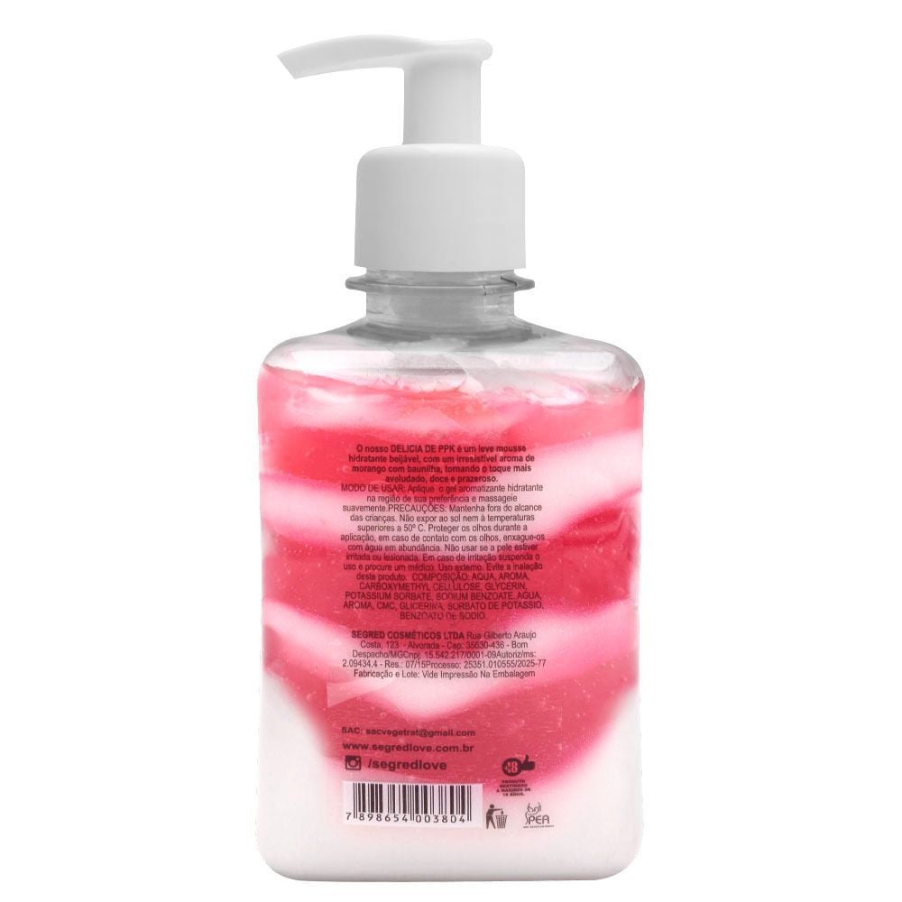 Delícia De Ppk Hidratante Glitter 350g Segred Love