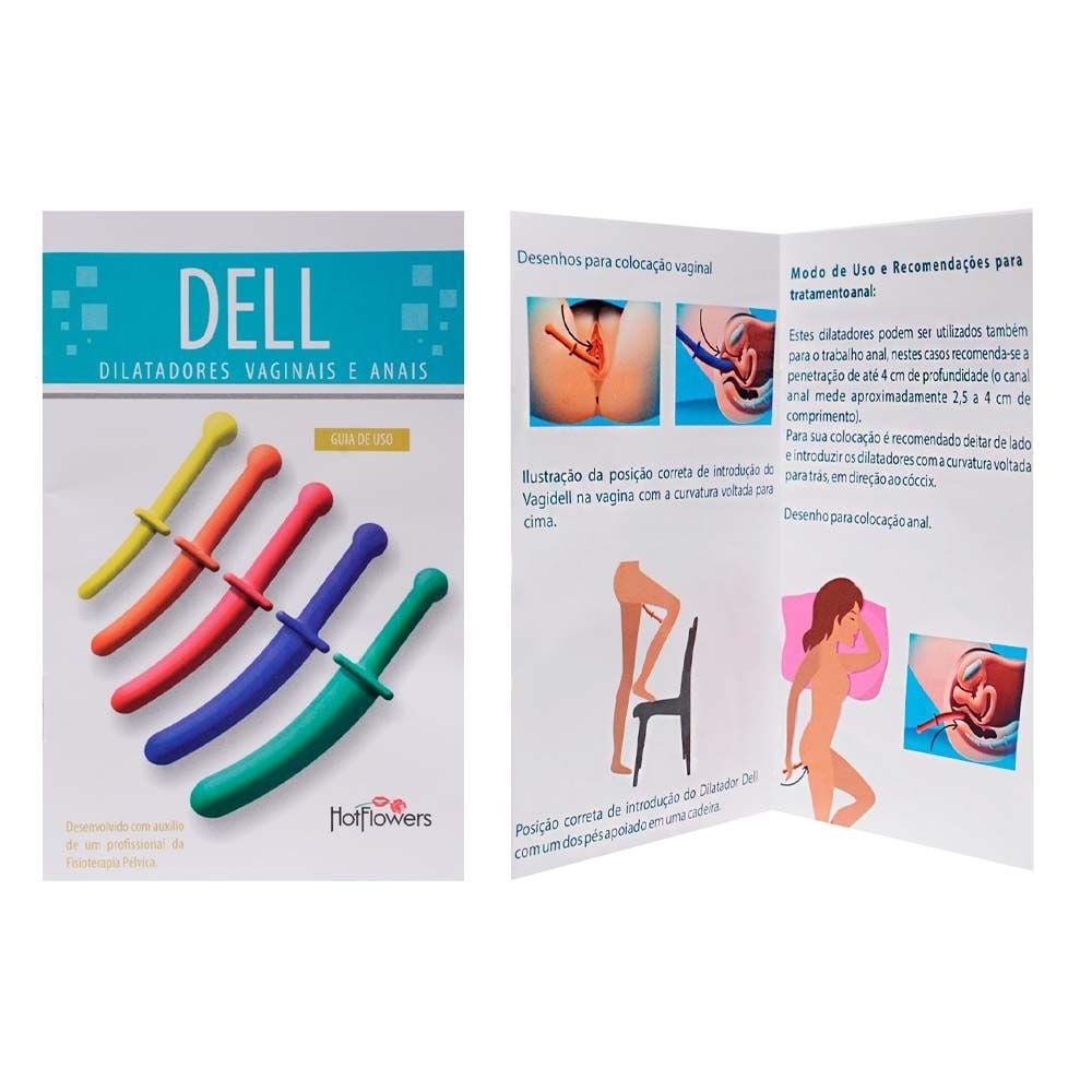 Dell Kit Dilatadores Vaginais E Anais Hot Flowers
