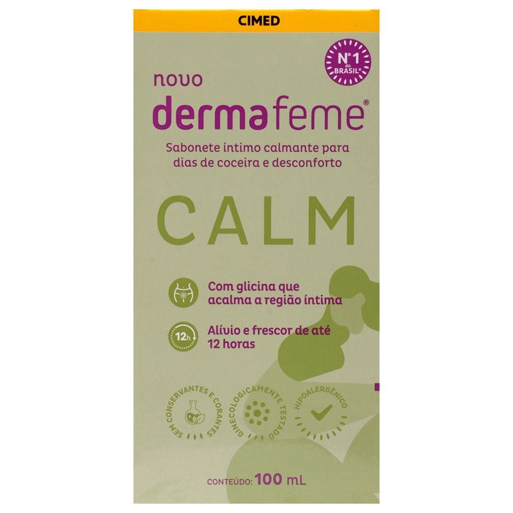 Dermafeme Calm Sabonete íntimo 100ml Cimed