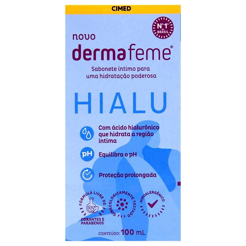 Dermafeme Hialu Sabonete íntimo 100ml Cimed