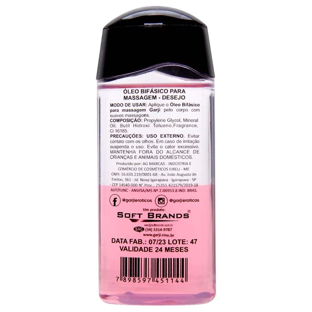 Desejo óleo Bifásico Aromático 70ml Garji