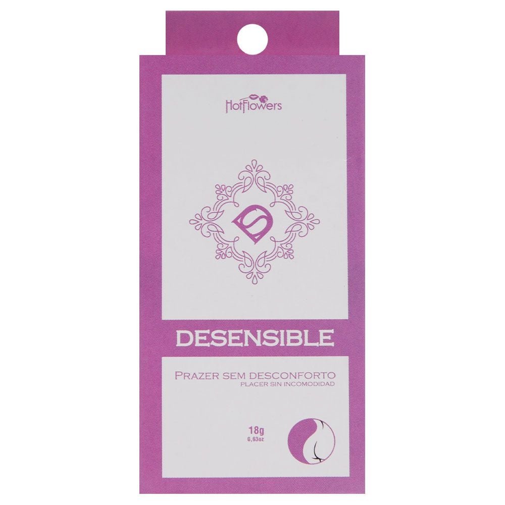 Desensible Gel Facilitador Anal 18g Hot Flowers