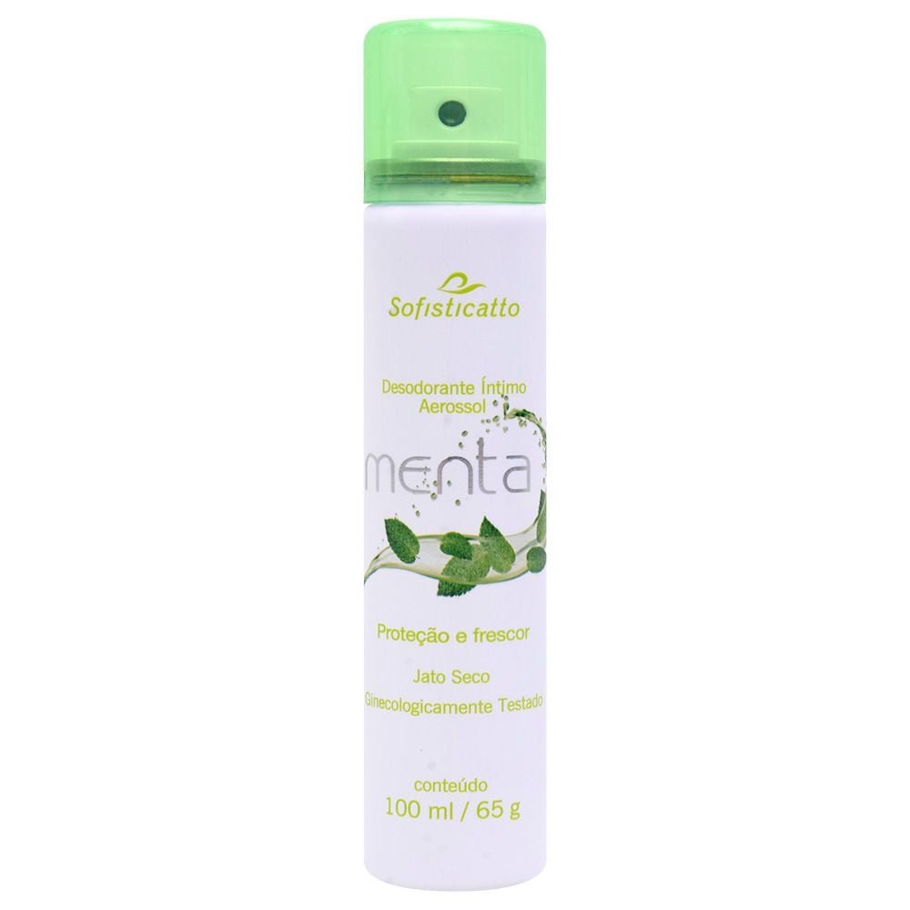 Desodorante íntimo Aerossol Aromático 100ml Sofisticatto