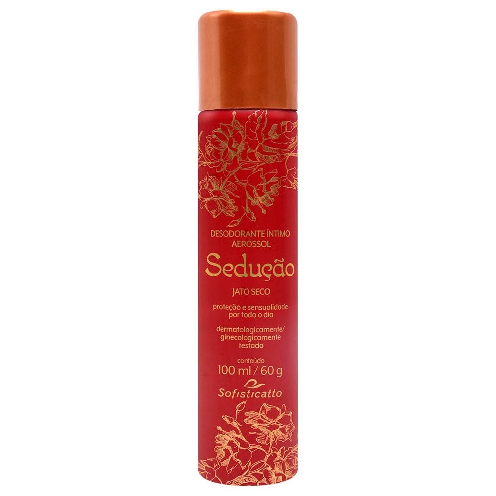 Desodorante íntimo Aerossol Aromático 100ml Sofisticatto