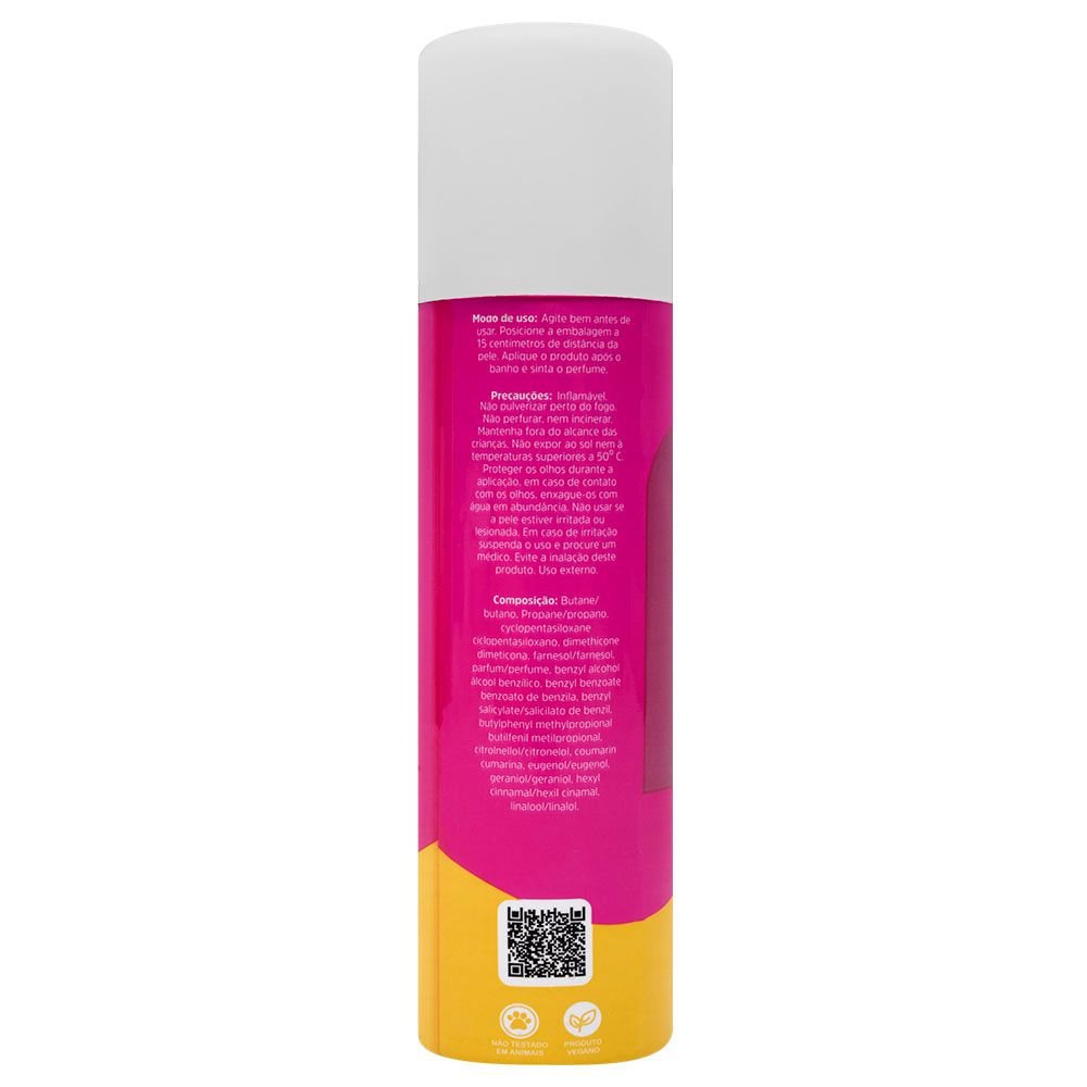 Desodorante íntimo Corporal 166ml Chicleteira Intt
