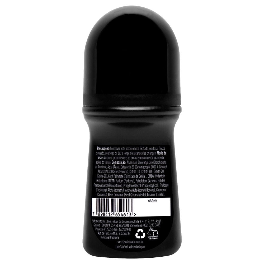 Desodorante Roll-on Extreme 48h 50ml Sofisticatto