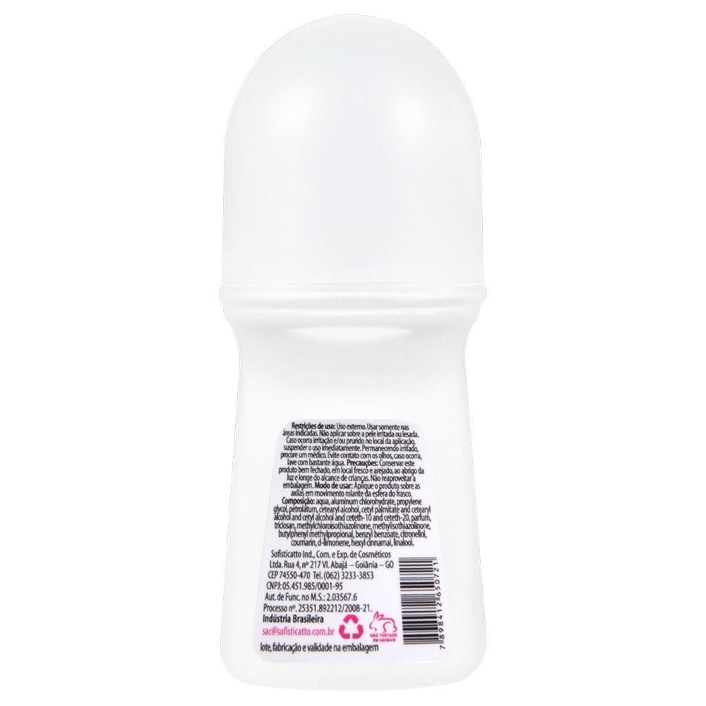 Desodorante Roll-on Feminino 24h 50ml Sofisticatto