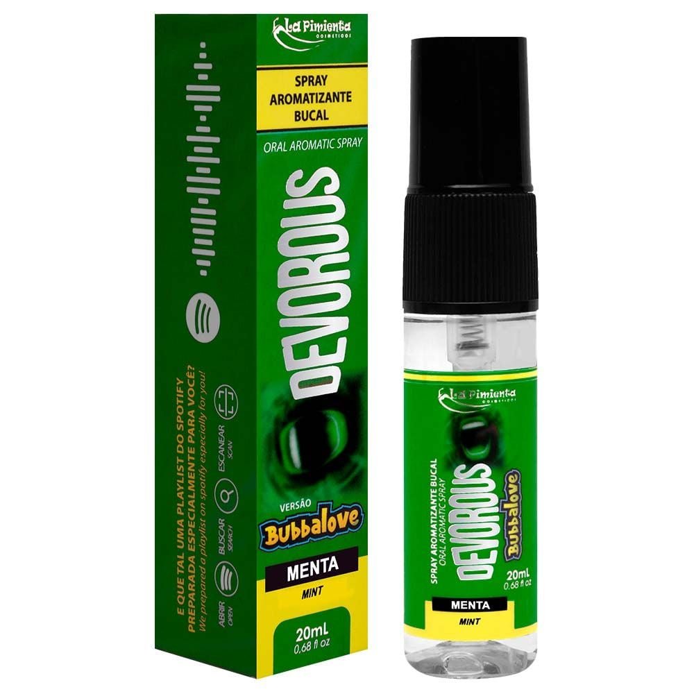 Devorous Bubbalove Spray Sexo Oral 20ml La Pimienta
