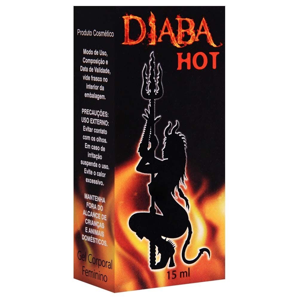 Diaba Hot Excitante Feminino Bisnaga 15ml Garji