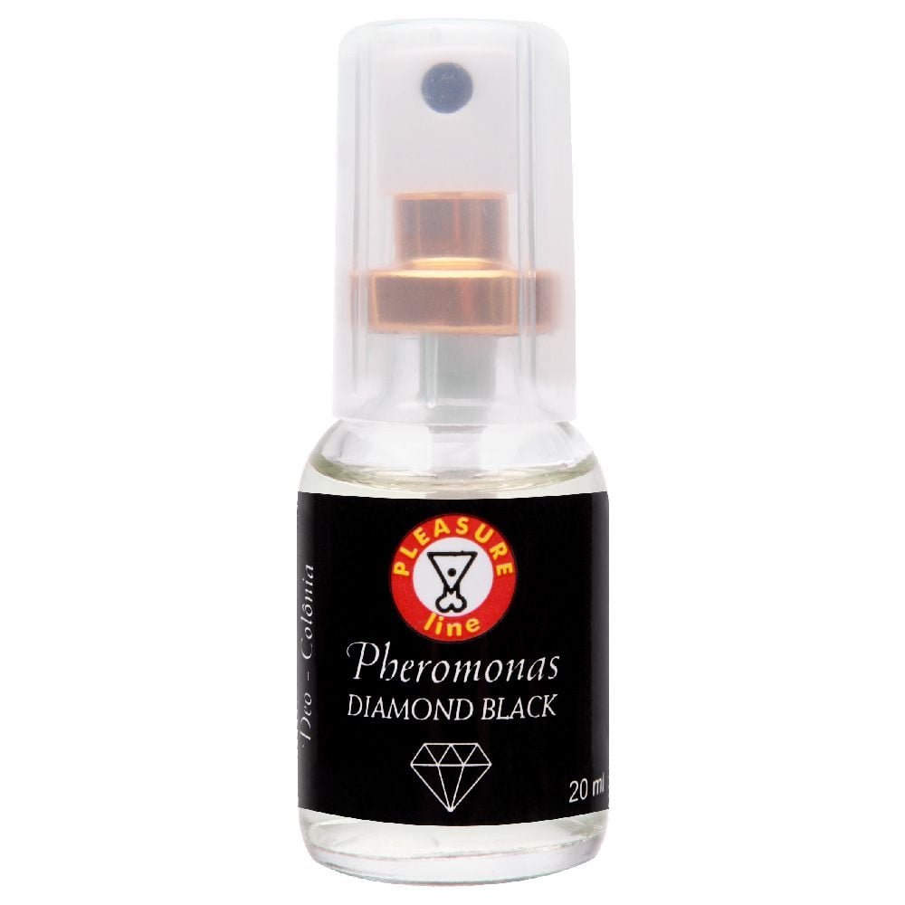 Diamond Black Deo Colônia Masculina Pheromonas 20ml Pleasure Line