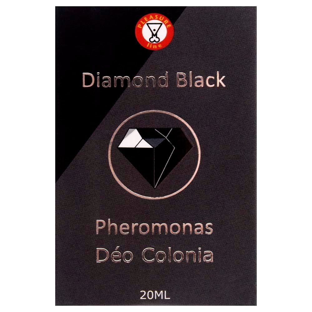 Diamond Black Deo Colônia Masculina Pheromonas 20ml Pleasure Line