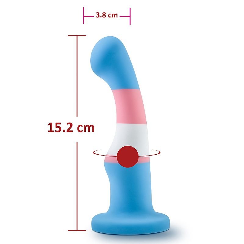 Dildo com Ventosa - 15,2x3,8 - Pride P2 - Blush