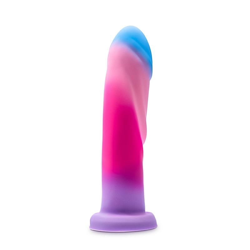 Dildo com Ventosa - 19,7 x 4,4 - Purio - Blush - Azul