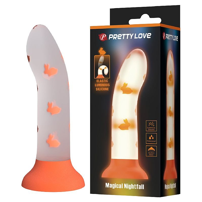 Dildo com Ventosa - Brilha no Escuro - Magical Night - Pretty Love - Verde