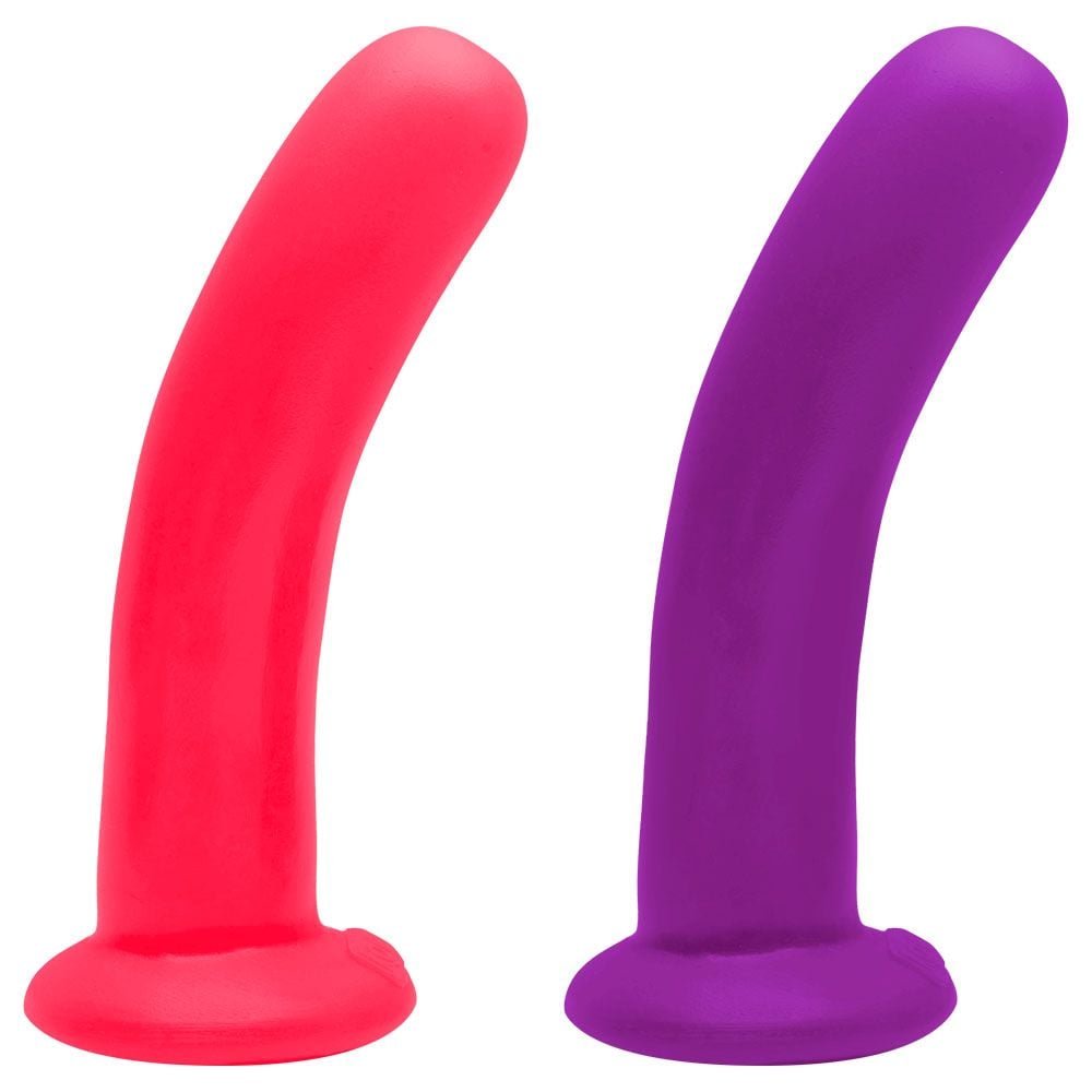 Dildo Ponto G Borracha Colors 17 X 4cm Kgel