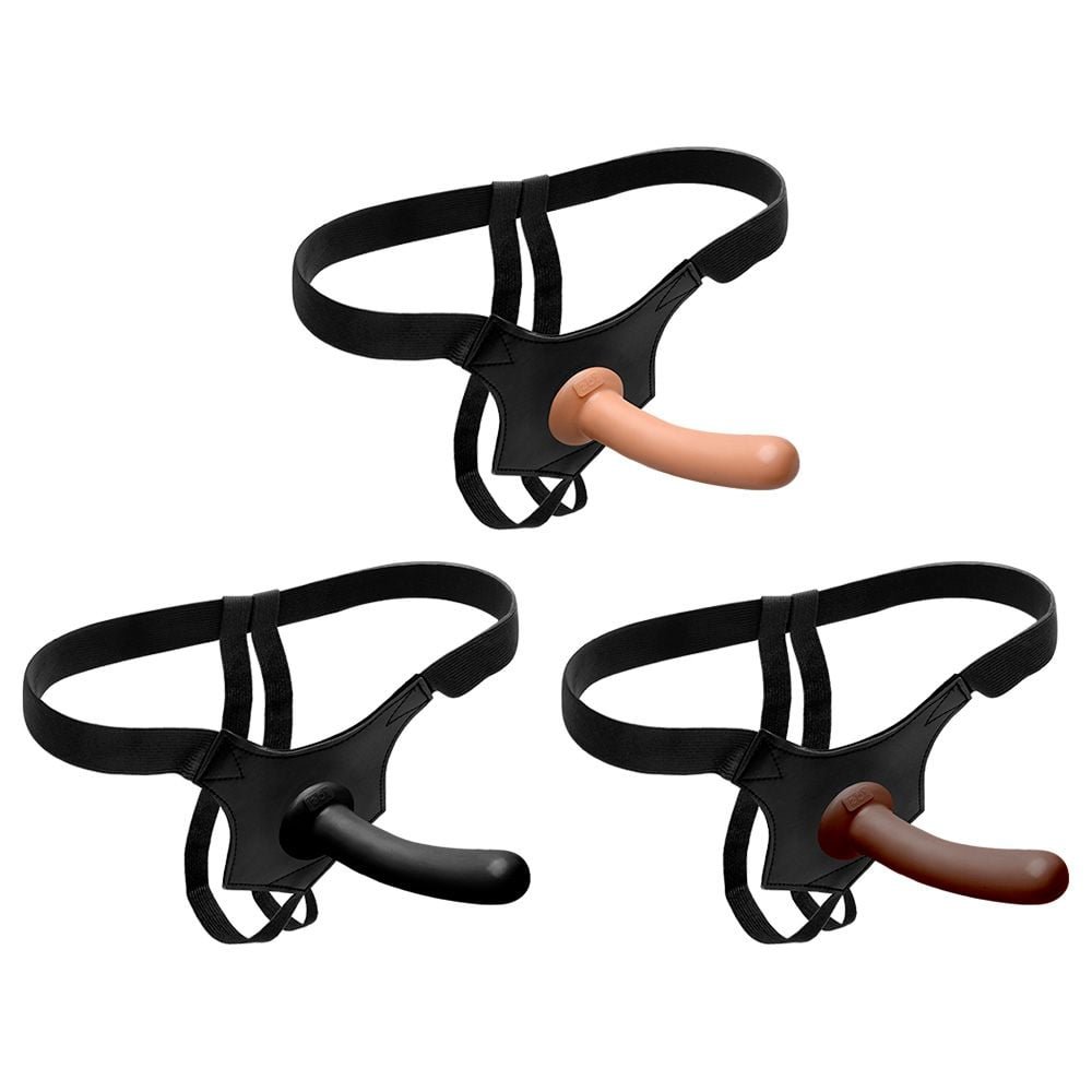 Dildo Ponto G Maciço 16 X 4cm Com Cinta Kgel