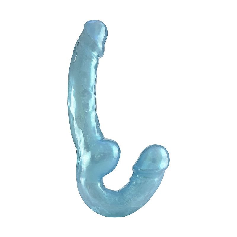 Dildo Realístico Curvado - Strapless - 23,0 x 3,8 - Dourado