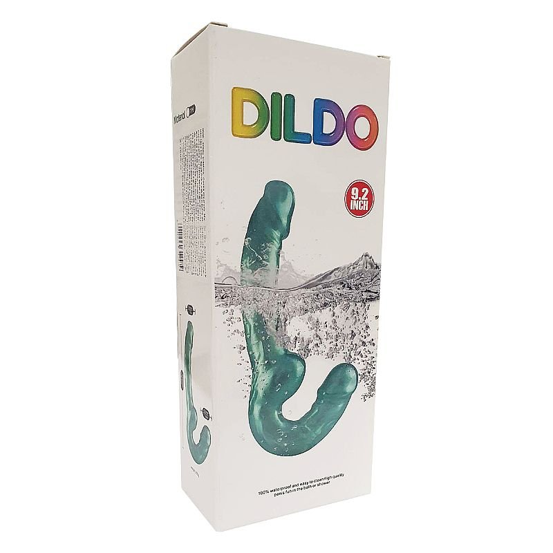 Dildo Realístico Curvado - Strapless - 23,0 x 3,8 - Dourado