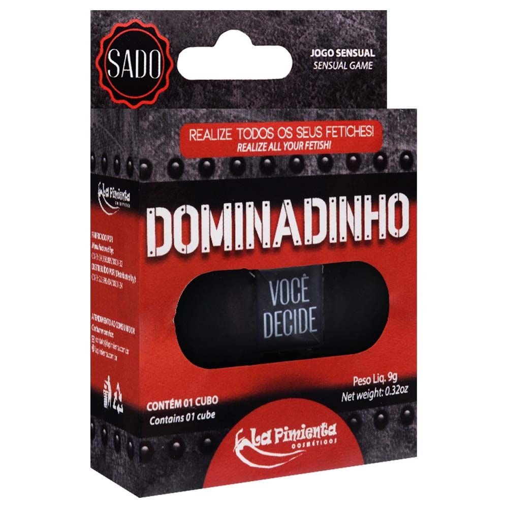 Dominadinho Jogo Sensual 01 Cubo La Pimienta