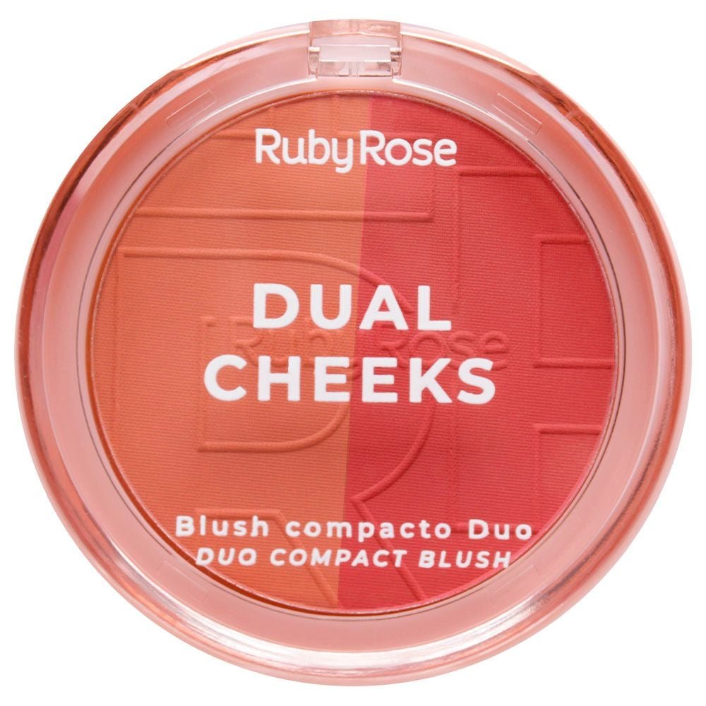 Dual Cheeks Blush Compacto 8,1g Ruby Rose