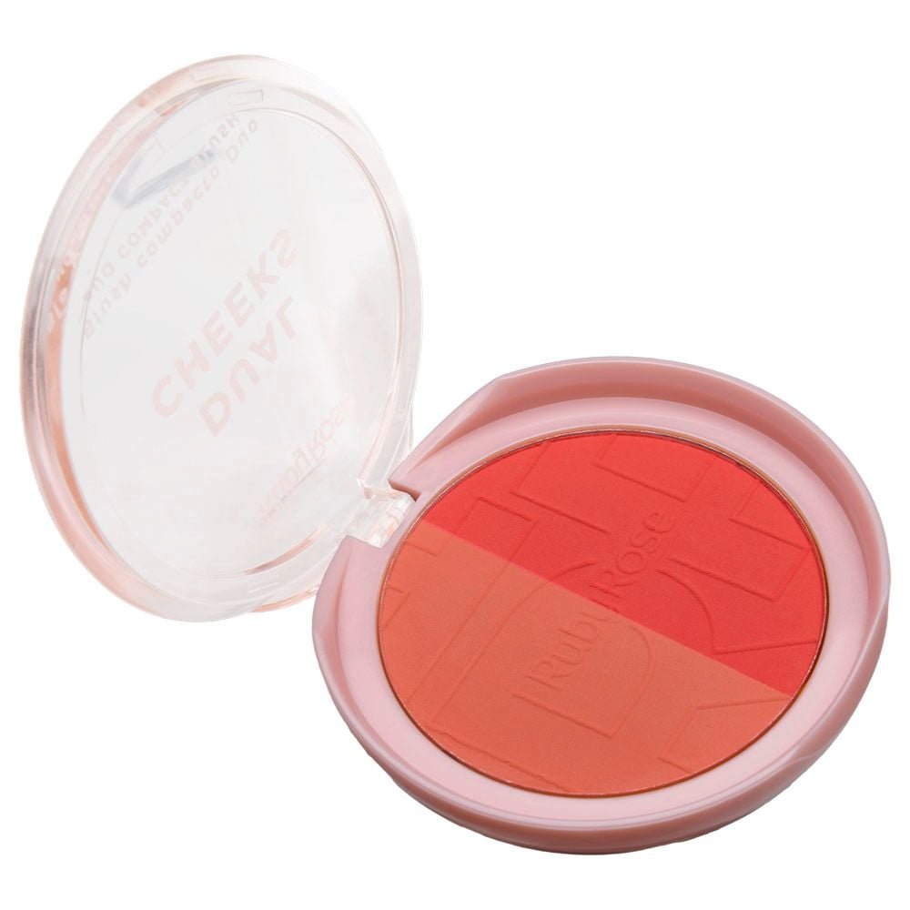 Dual Cheeks Blush Compacto 8,1g Ruby Rose
