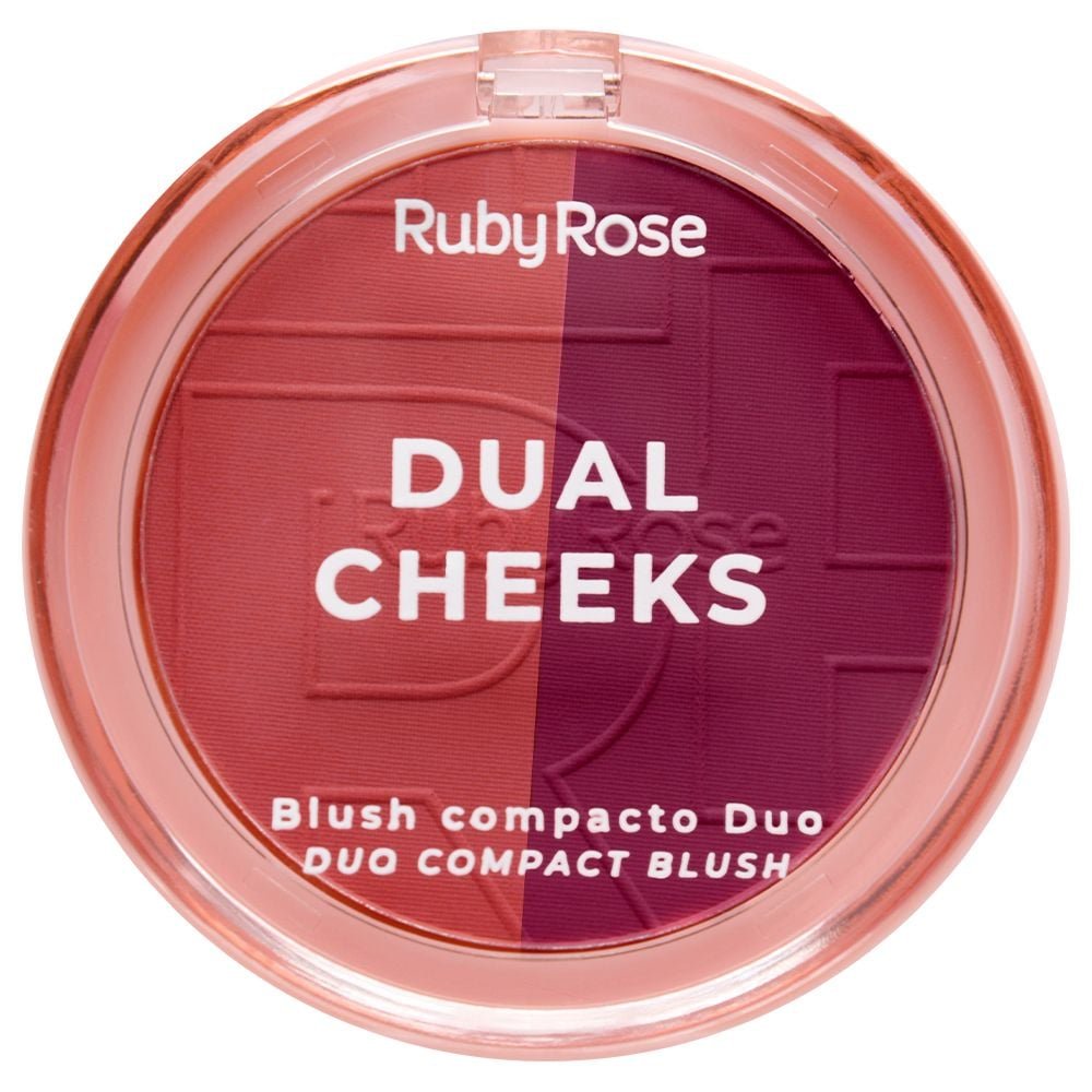Dual Cheeks Blush Compacto 8,1g Ruby Rose