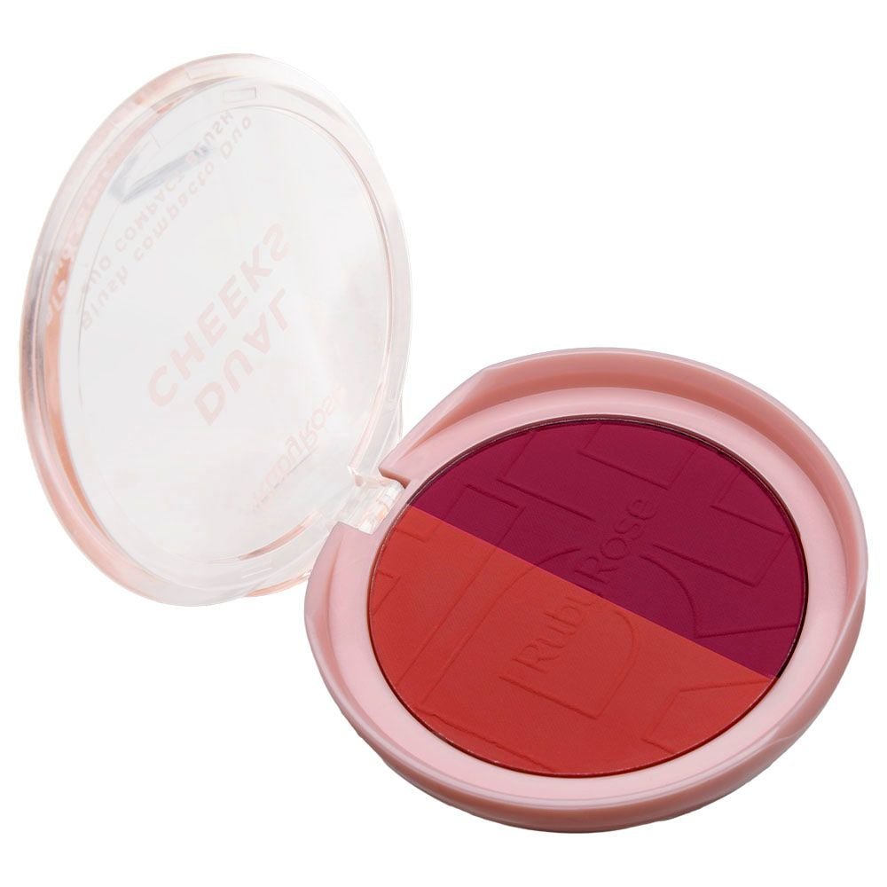 Dual Cheeks Blush Compacto 8,1g Ruby Rose