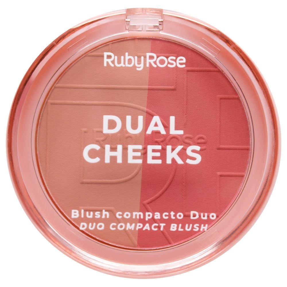 Dual Cheeks Blush Compacto 8,1g Ruby Rose