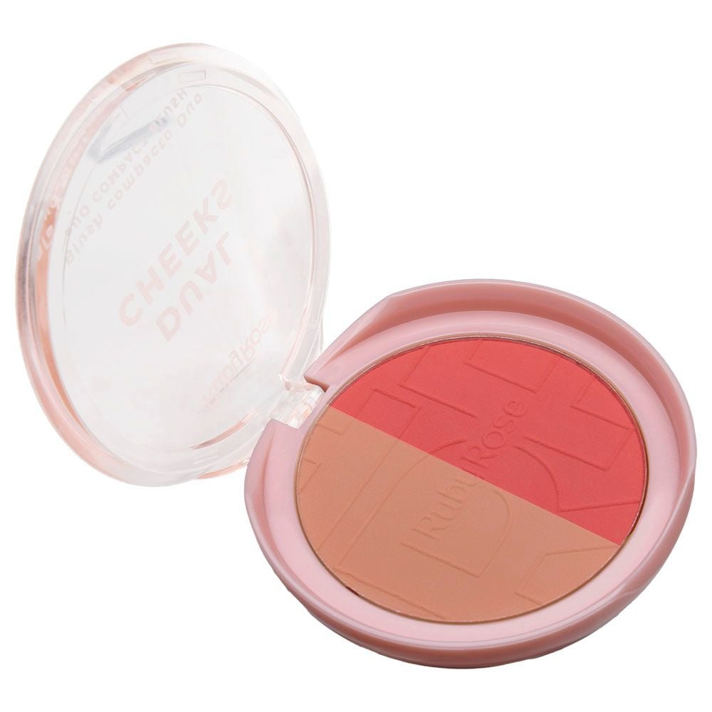 Dual Cheeks Blush Compacto 8,1g Ruby Rose