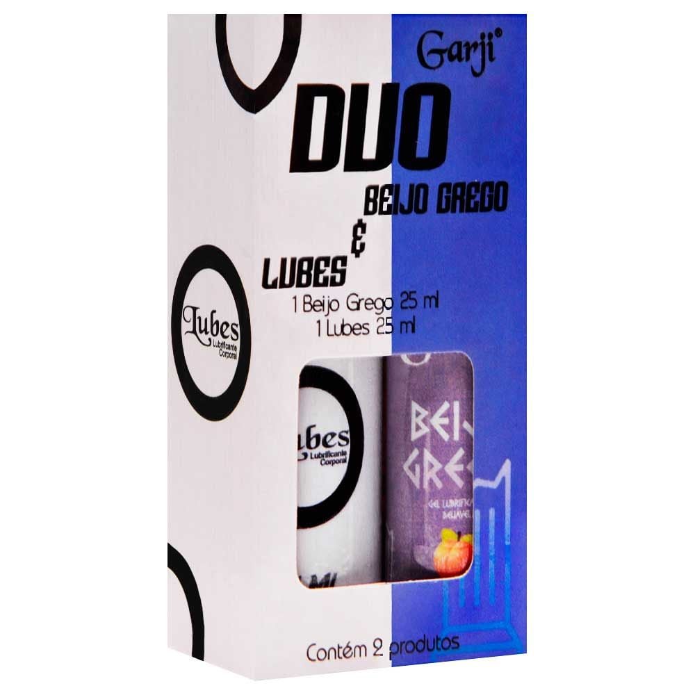 Duo Lubes & Beijo Grego Funcional Dupla Sensação Garji