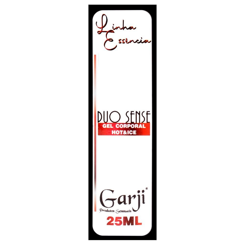 Duo Sense Gel Excitante Hot Ice Unissex 25ml Garji