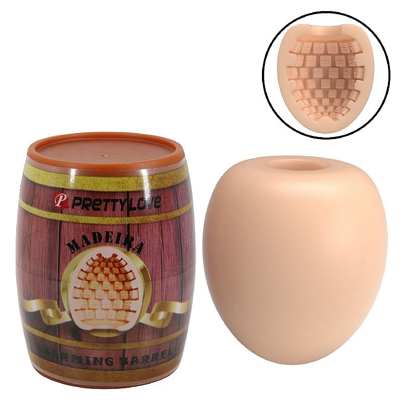 Egg Lata Formato de Barril - Madeira - Pretty Love