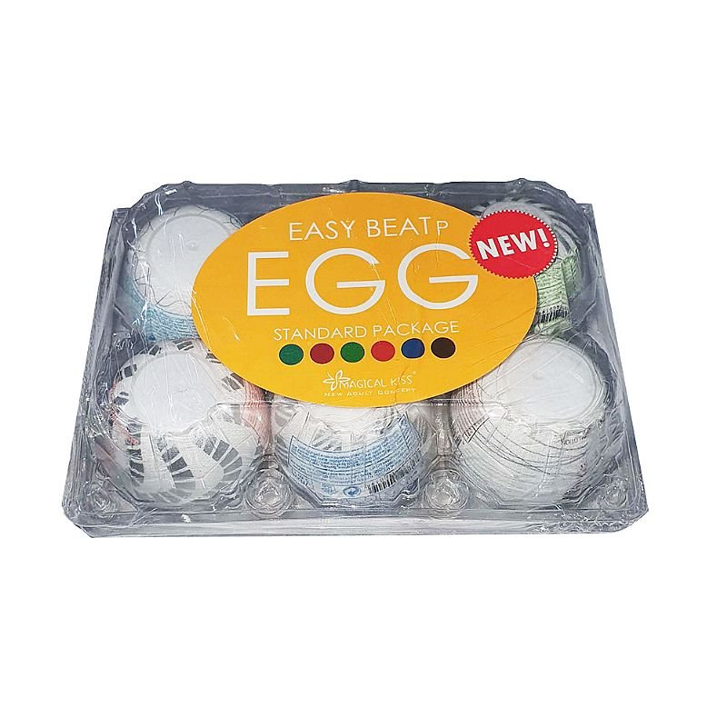 EGG Magical Kiss - Beat p - Masturbador Masculino - Kit com 6 Unidades - Magical Kiss