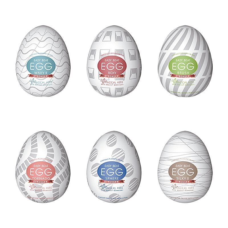 EGG Magical Kiss - Beat p - Masturbador Masculino - Kit com 6 Unidades - Magical Kiss