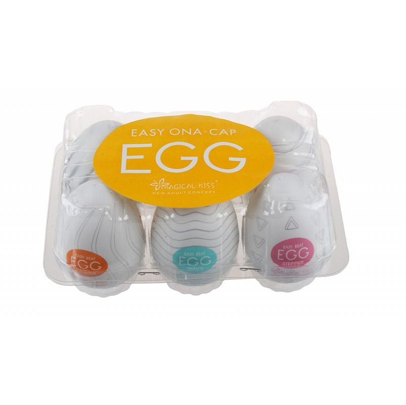 EGG Magical Kiss - Masturbador Masculino - Kit com 6 Unidades - Magical Kiss