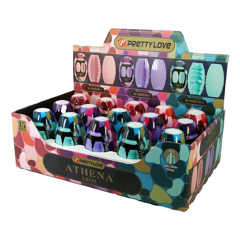 Egg Masturbador Vazado - 1 Kit com 15 - Athena Eros - Pretty Love
