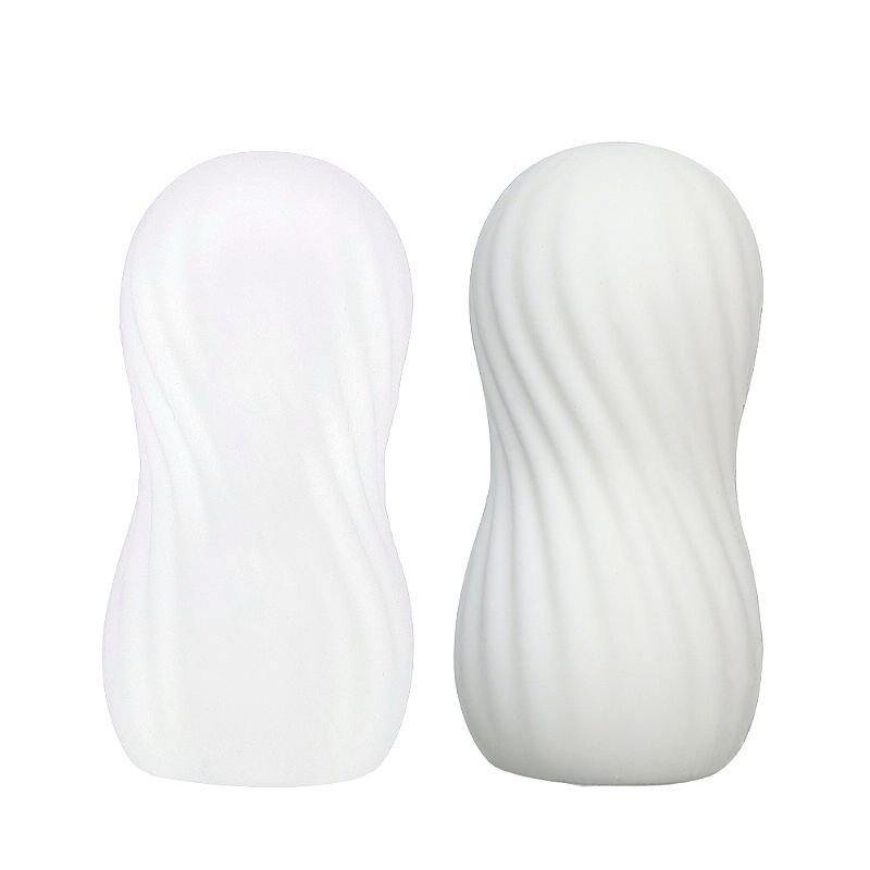 Egg Masturbador Vazado - 8.4 x 4.2 - Branco