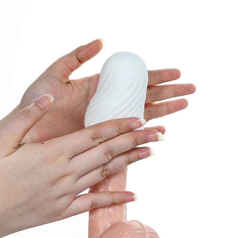 Egg Masturbador Vazado - 8.4 x 4.2 - Branco