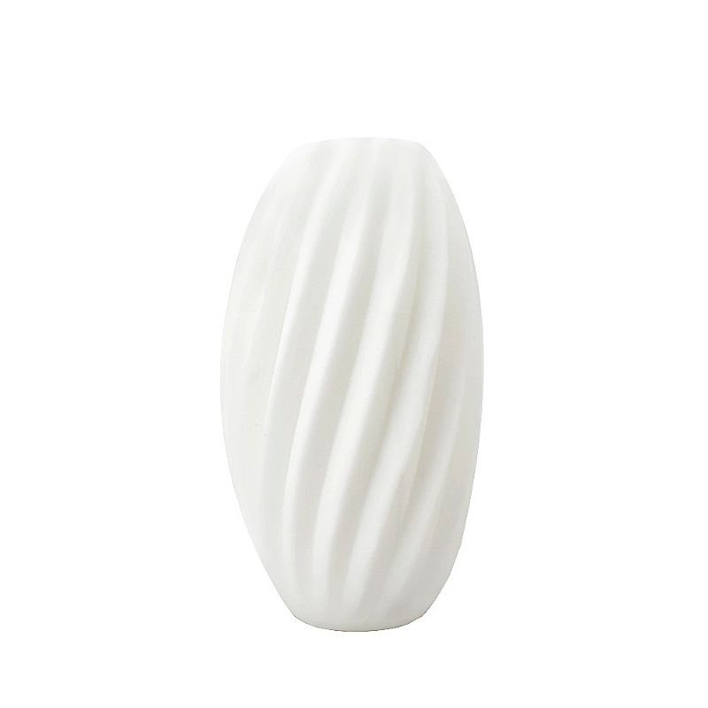Egg Masturbador Vazado - 9.5 x 2,2 - Branco