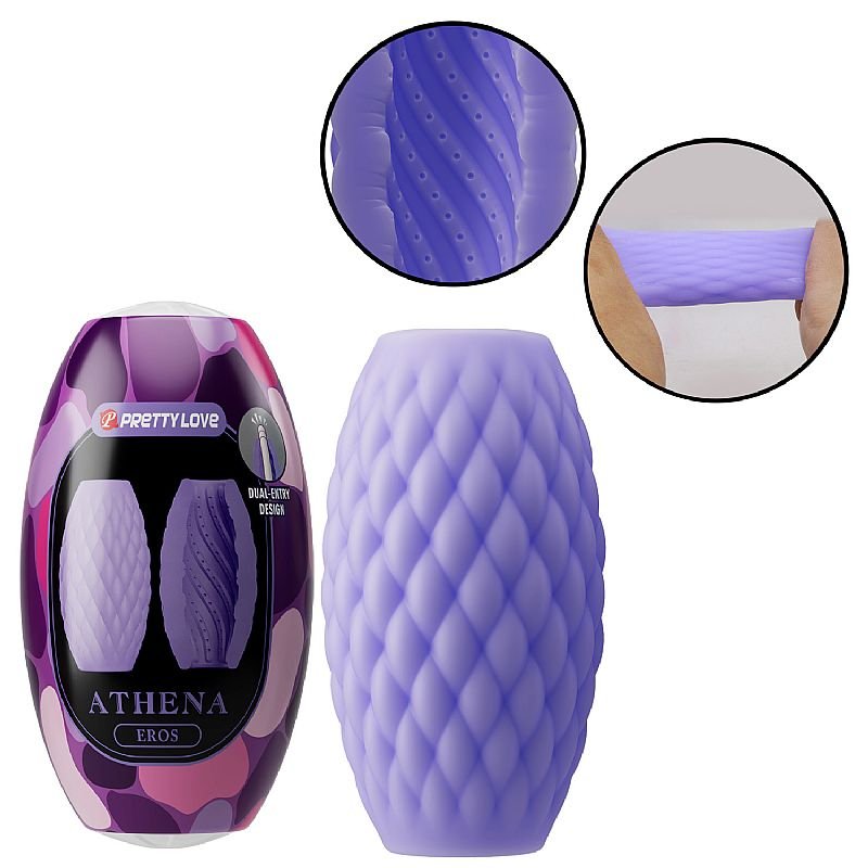 Egg Masturbador Vazado - Eros / Roxo - Pretty Love
