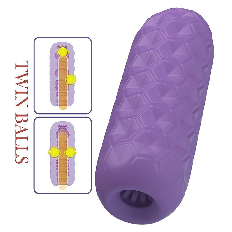 Egg Twin Balls - Roxo - Pretty Love
