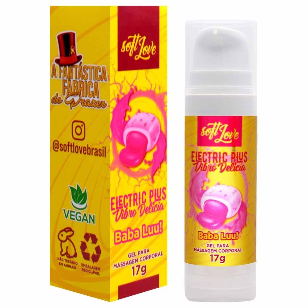 Eletric Plus Gel Vibrador Aromático 17g Soft Love