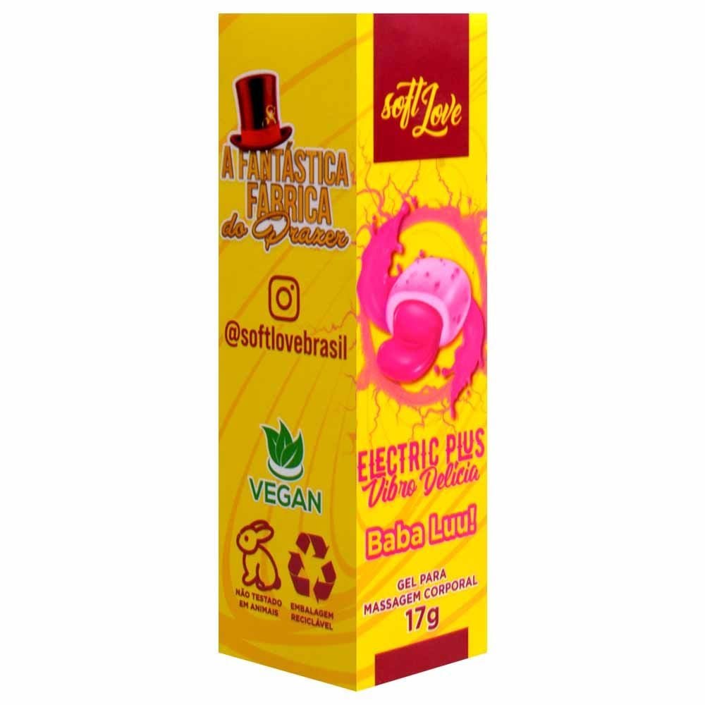 Eletric Plus Gel Vibrador Aromático 17g Soft Love