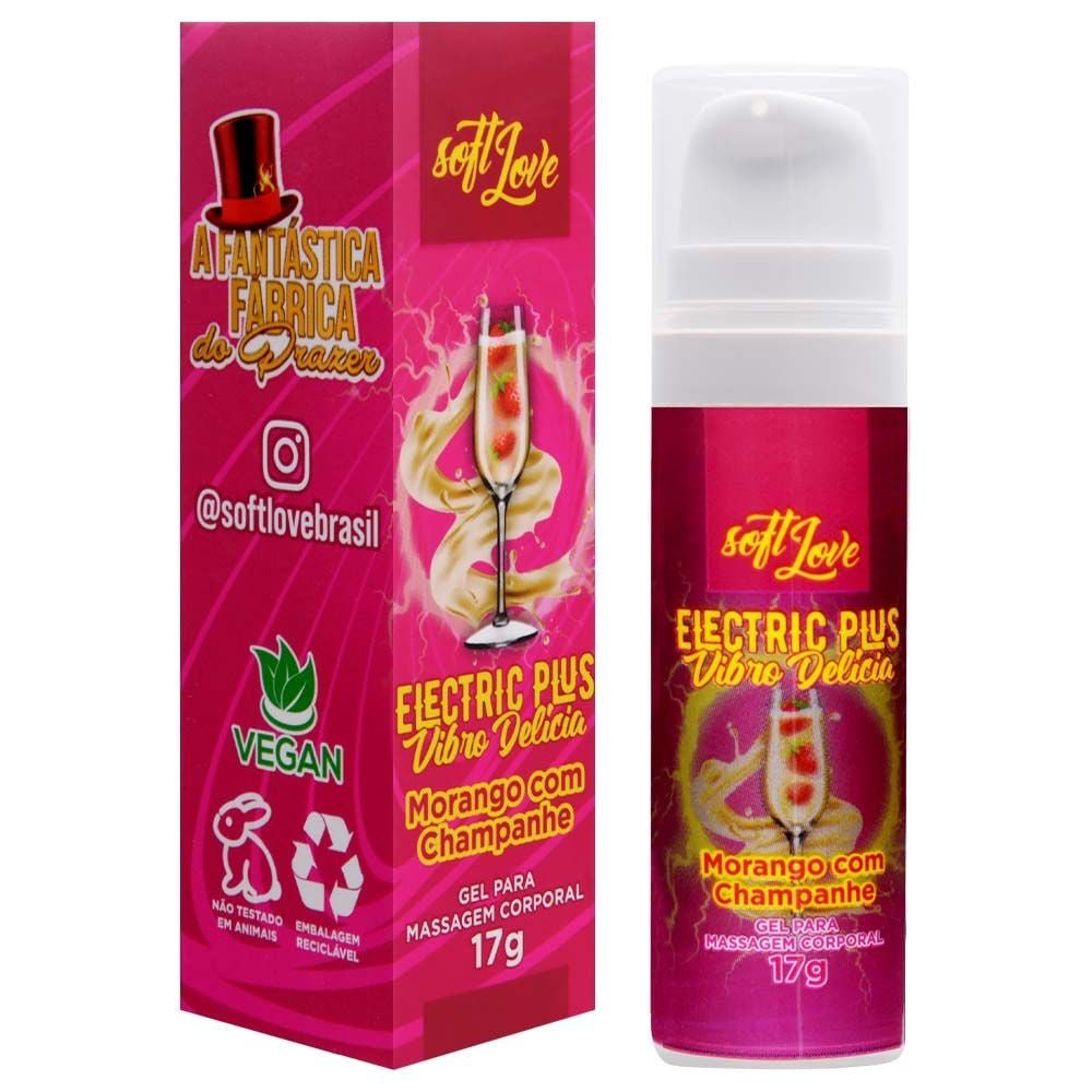 Eletric Plus Gel Vibrador Aromático 17g Soft Love