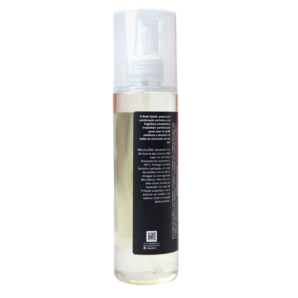 Emirates Black Body Splash Masculino 220ml Segred Love