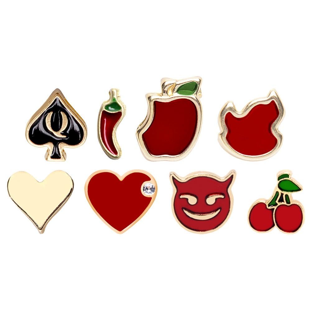 Emoji Metal Dourada Calcinha Personalizável Yaffa