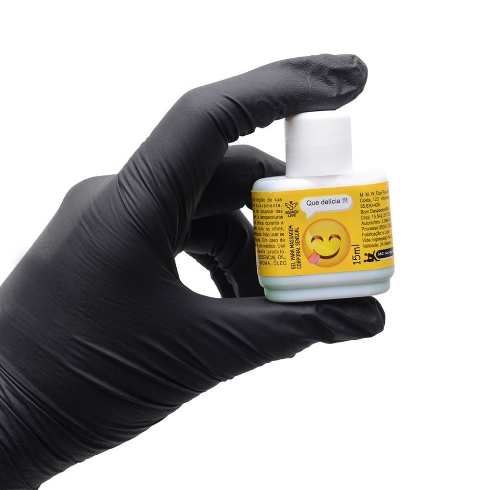 Emoji Que Delícia!!! Gel Sexo Oral 15ml Segred Love